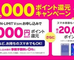 楽天モバイル「Rakuten UN-LIMIT」ポイント還元