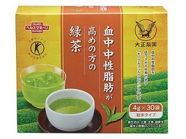 大正製薬「血中中性脂肪が高めの方の緑茶」