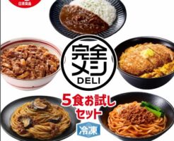 日清食品「完全メシ DELI」5食お試しセット