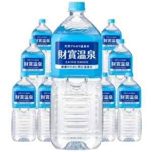 財宝 温泉水 天然アルカリ温泉水 財寶温泉 2L×9本